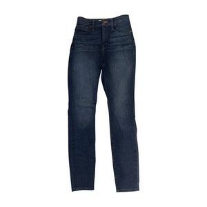 Madewell Size 25 Dark Wash Curvy High Rise Skinny Jean